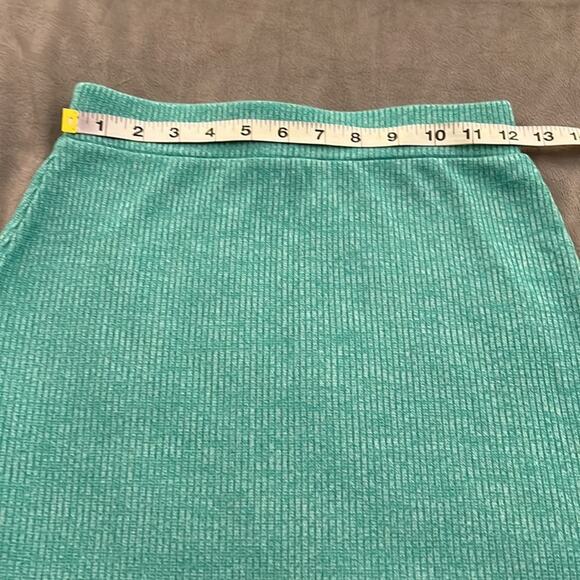 Cotton On Size XS Green Ribbed Knit Pencil Skirt Slim Bodycon - Picture 6 of 9